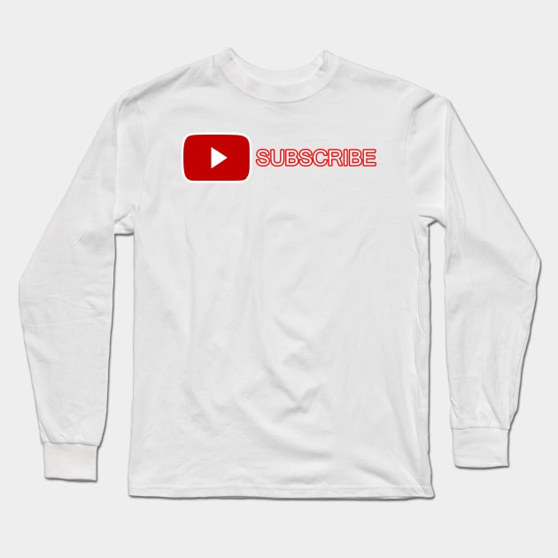 Subscribe Long Sleeve T-Shirt by charlescheshire